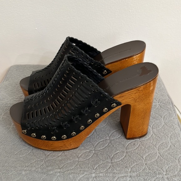 Sigerson Morrison Women's Queen Platform Sandals~Mule~Clog - Picture 4 of 7